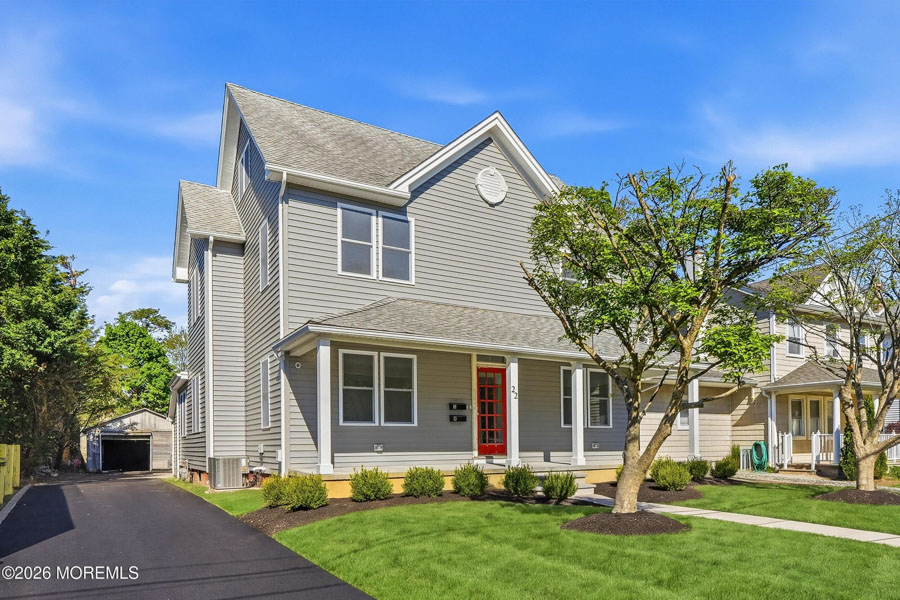 Original exterior photograph of 22 Washington St, Long Branch, supplied in the marketing email